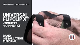 Universal FlipClip Slingshot Band Installation - How to install FlipClips on Scout LT and Hammer XT