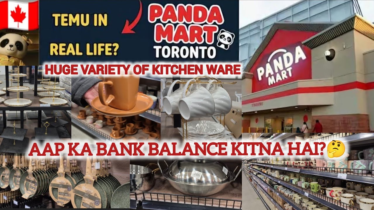 Panda Mart Toronto| Kitchen Ware Shopping For Less| Ramadan Ke Tyari | Aap Ka Bank Balance Kitna Ha🤔