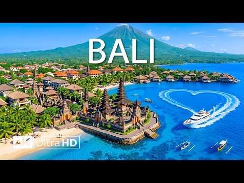 Bali 4K Drone Footage | Tropical Paradise, Rice Terraces & Island Beauty