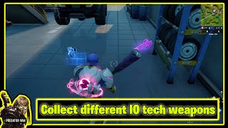 Collect different IO tech weapons - Week 1 Season 7  Legendary Challenges