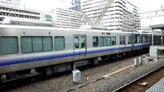 JR西日本225系5000番台 E504+E509編成 快速日根野行き発車