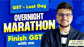 GST Marathon | Full GST with me | Inter | CA Amit Mahajan