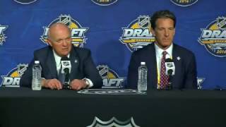 Auston Matthews Draft - Brendan Shanahan and Lou Lamoriello