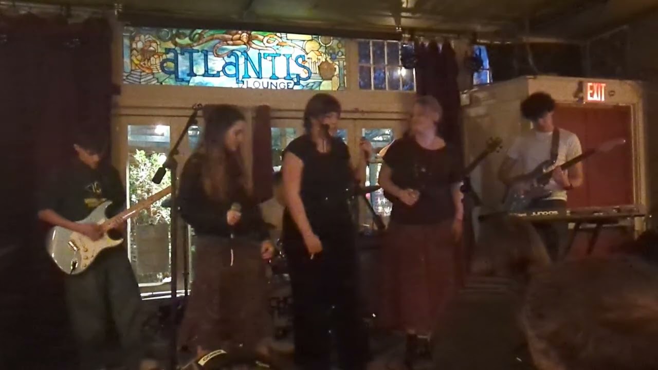 Eli Strauss -  Portland School of Rock House Band @ Atlantis Longe performs Fire