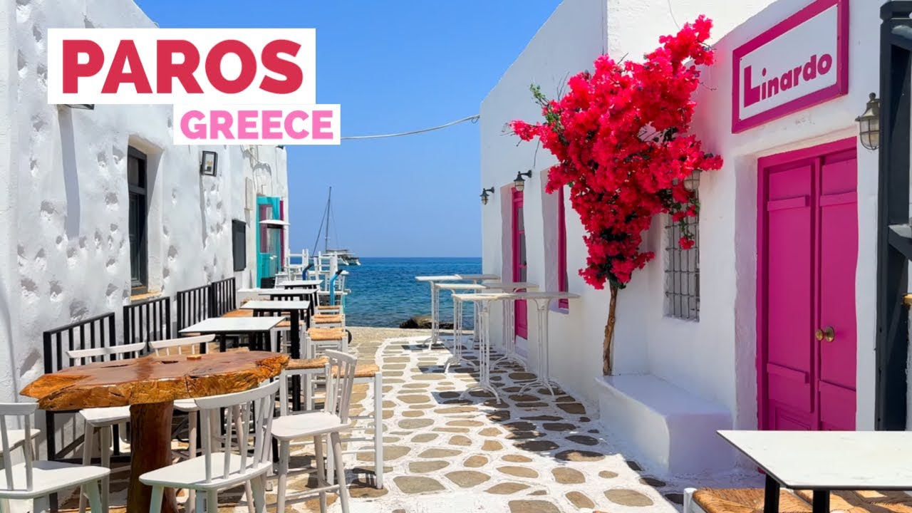 اليونان | Budget Friendly Mykonos | جولة مشي 4K