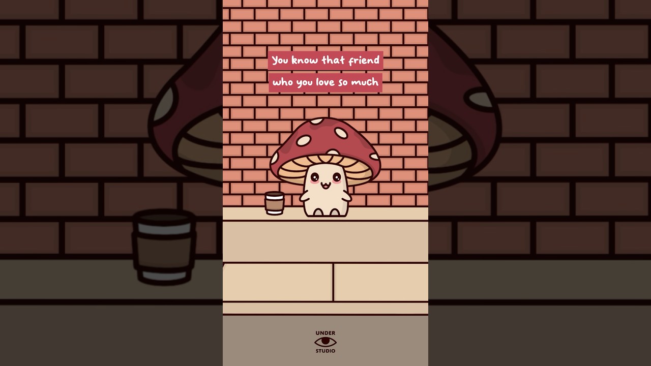 This Is An Adult Friendship 🍄 Mushie Explains | Animation Meme | Original Audio: Rachel Overthinker