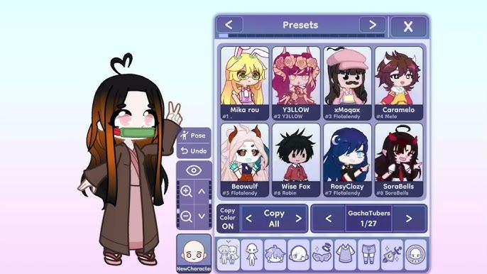 I made nezuko in gacha club xp (idk what flair) : r/GachaClub