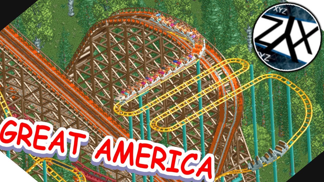 Psycho Goliath Wolf (RollerCoaster Tycoon 2) Ridiculistic Great America