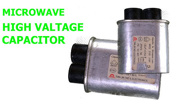 how to test HIGH VOLTAGE MICROWAVE capaitor using a  multmeter|ELECTERCA