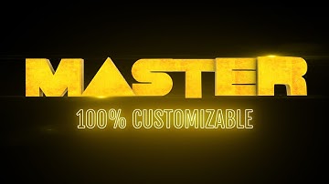 MASTER TITLE CARD TUTORIAL | 100% CUSTOMIZABLE | ADOBE AFTER EFFECTS | E3D | FREE PROJECT FILES