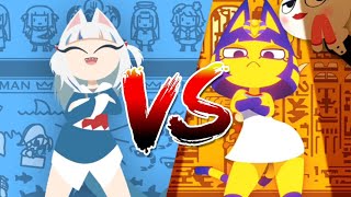 Ankha Zone Vs Ankha Dance But Cat Shark Who Is The Beast