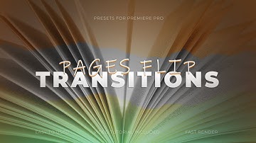 Pages Flip Transitions | Premiere Pro Presets