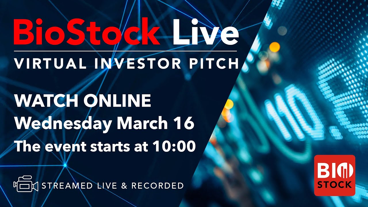 BioStock Investor Meeting March 16