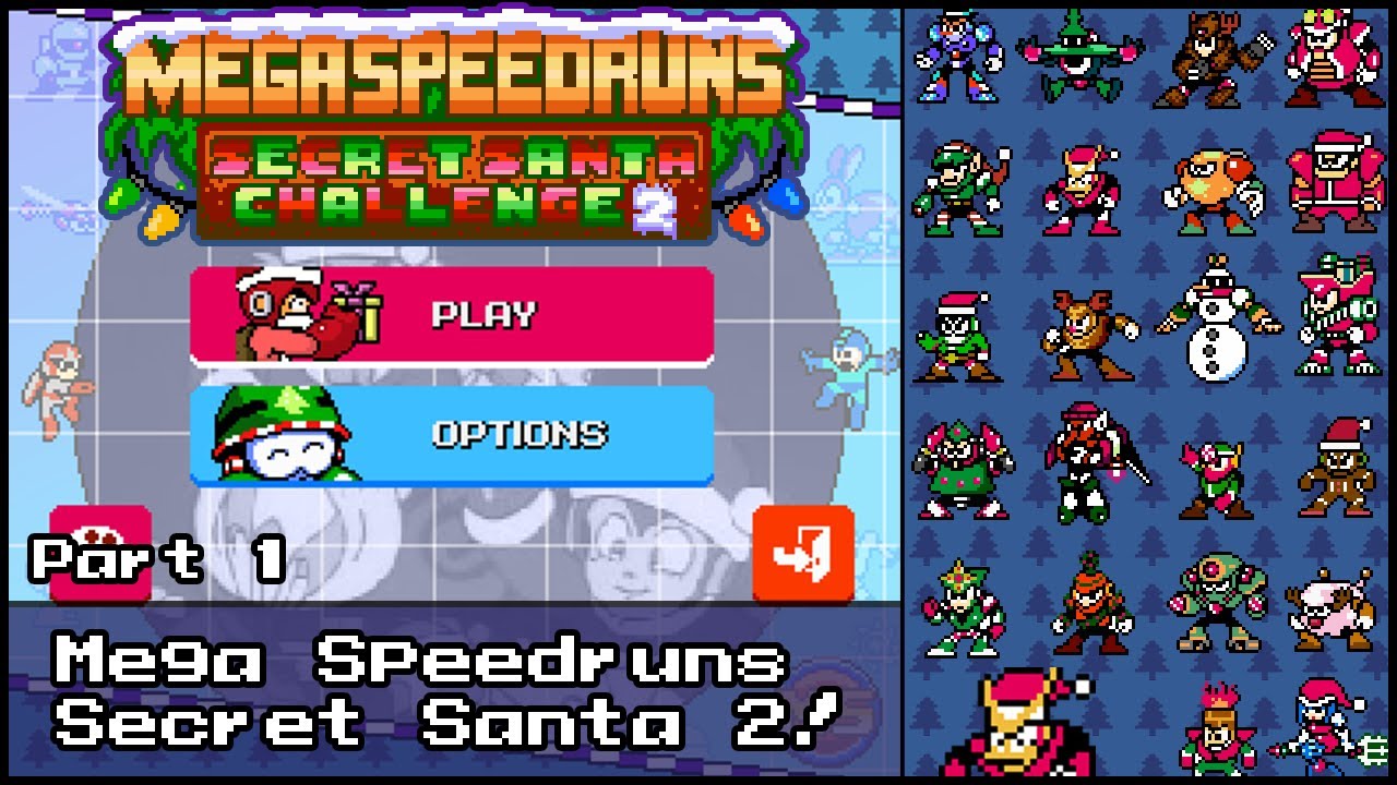 🎄🎅🎁 Mega Speedruns Secret Santa 2 🎁🎅🎄 | Mega Man Maker