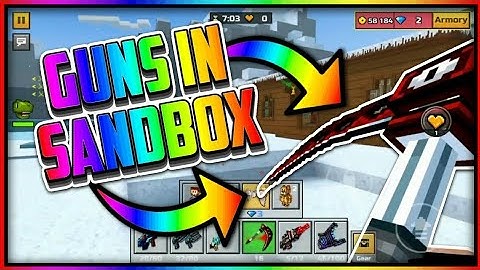 How To Get GUNS IN SANDBOX In Pixel Gun 3D [15.0.2] *WORKING*