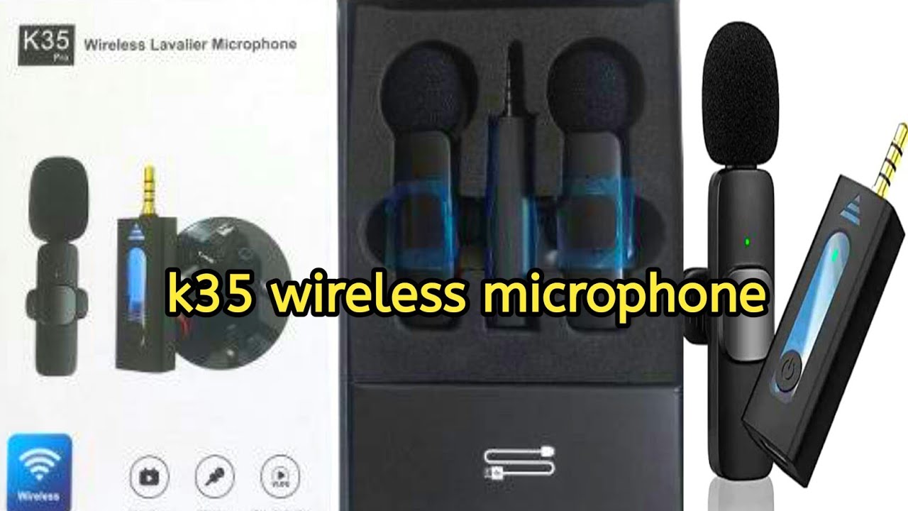 সেরা মাইক্রোফোন মোবাইল ক্যামেরা k35 wireless microphone price in