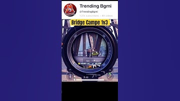 Bridge Campe 1v3 Day-6/100 #shorts #shortsfeed #bgmi #pubgmobile #slowedandreverb