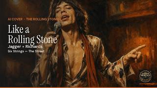 Like a Rolling Stone — The Rolling Stones, Jagger &amp; Richards (AI cover) | Six Strings