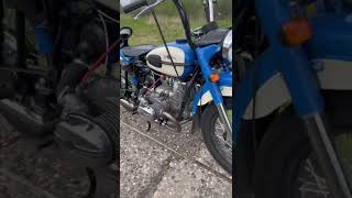 Работа двигателя мотоцикла Урал