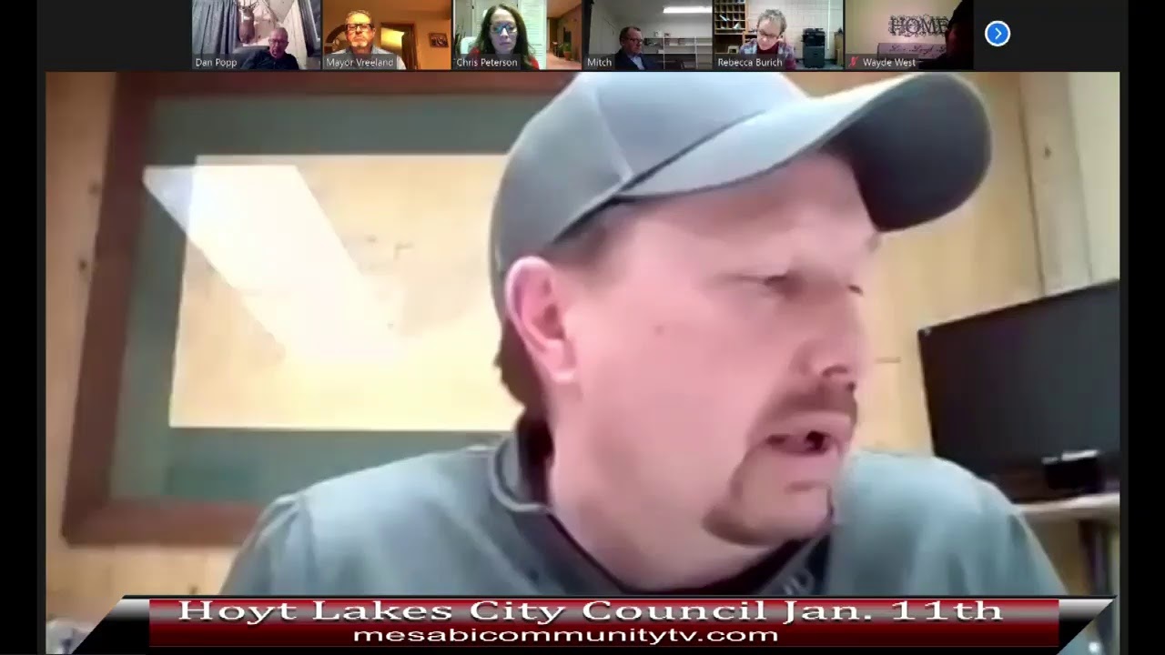 Hoyt Lakes City Council Jan 11, 2021 YouTube
