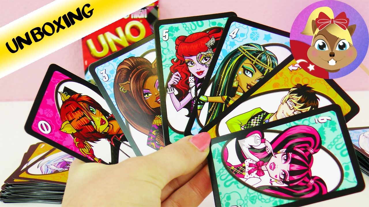 Monster High Uno Canavar Kart Oyunu Benimle Oyunu Youtube