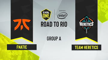 CS:GO - Team Heretics vs. Fnatic [Inferno] Map 2 - ESL One Road to Rio - Group A - EU