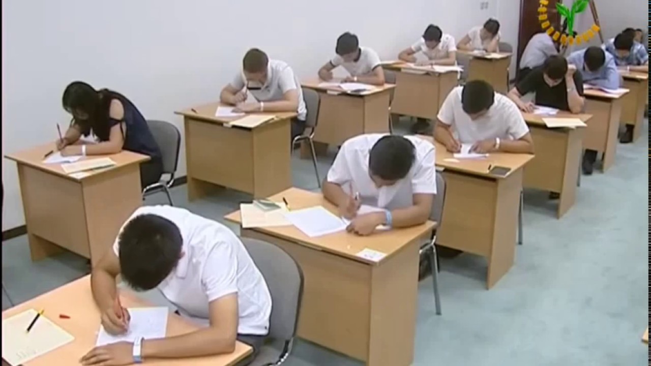 Yoshlar TV channel’s Davr news programme on 2017 Pre-University Course Exams