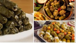 اعملى المحشى المشكل بطعم وريحة زمان وسر من اسرار امى Stuffed with grape leaves, zucchini and pepper