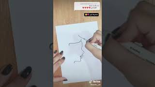 تعلم الرسم من راسمة رائعة في تيكتوك