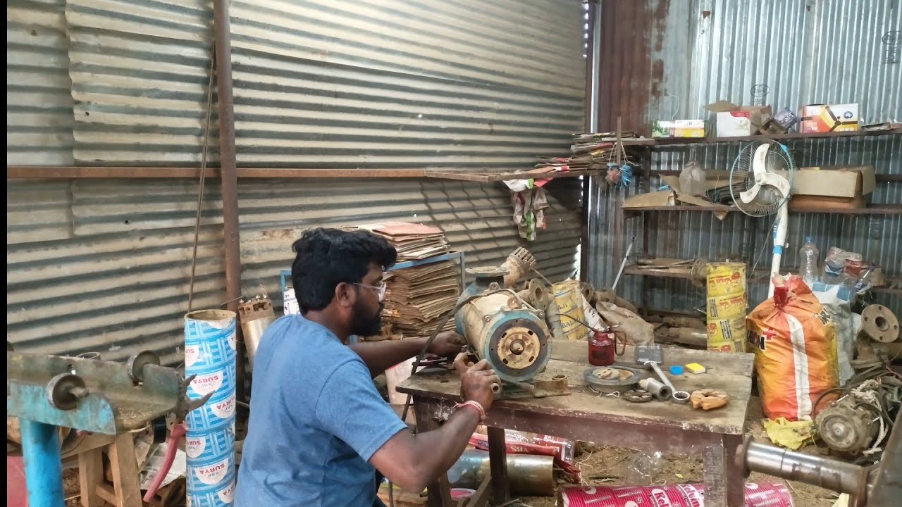 5Hp Openwell Submersible Motor Winding || part2 || SKEW guru