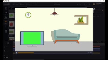 How to get a tv showing a movie on a Toonly video