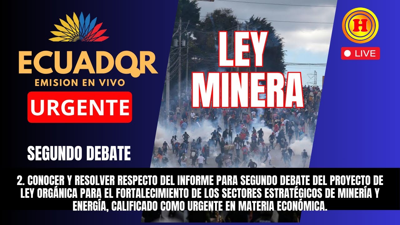 PUEBLOS SE MOVILIZAN PORQUE HOY SE TRATA LEY MINERA