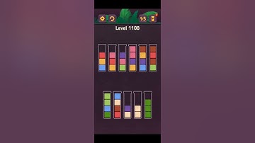 Complete Block King Sort Puzzle Level 1106 to Level 1110