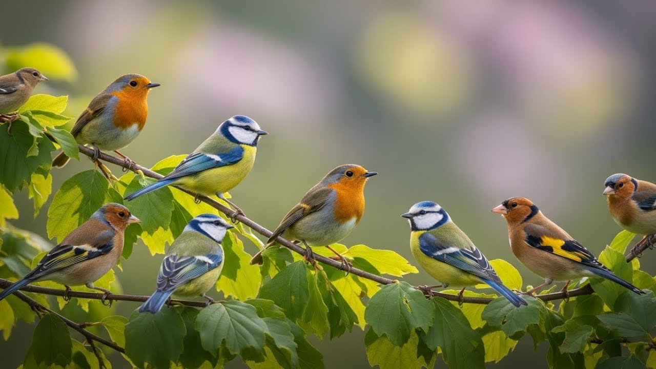 Relaxing Birdsong  & Piano, Reduces Anxiety,Fatique,Sleep,Escape Work Stress