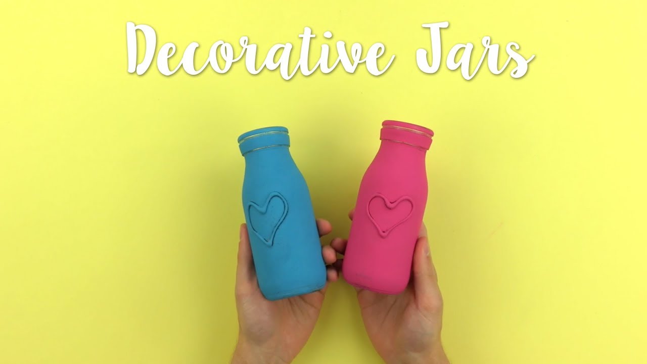 How to Upcycle Glass Bottles with Glue - Sizzix Lifestyle