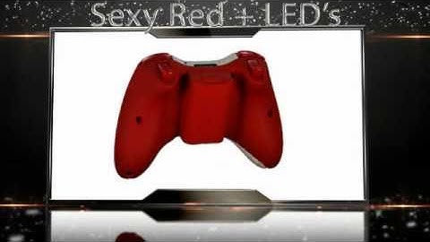 GamerModz ® Smooth Sexy Red XBOX 360 Modded Controller Shell