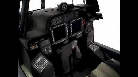 Boeing AH-64D Apache Helicopter Cockpit 3D model from CGTrader.com