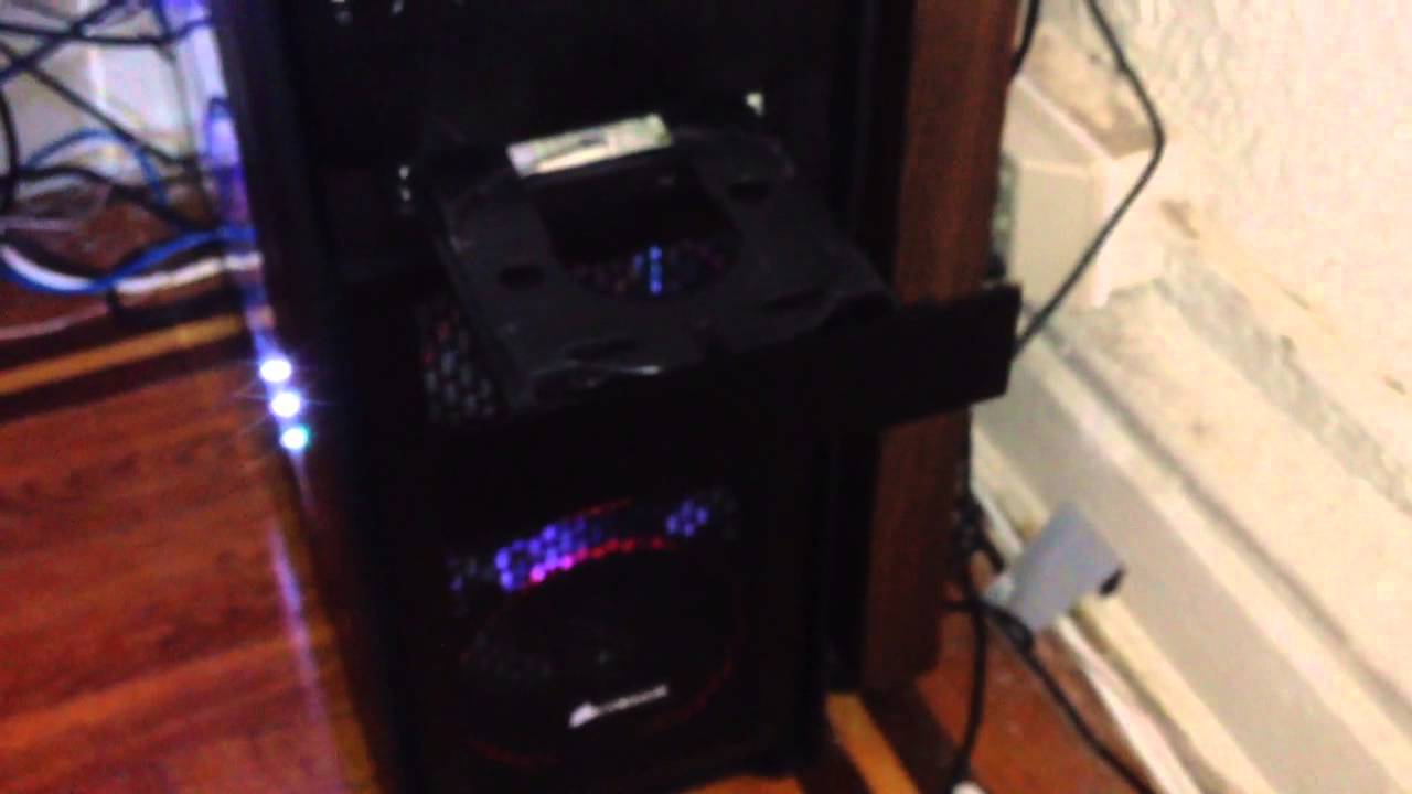 Corsair 450D stealth drive mod