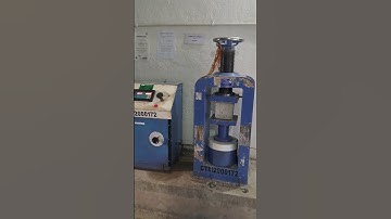 Cube test | Compressive strength test | #lab #viral #youtubeshorts #civilengineering #videos