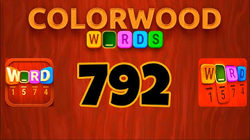 COLORWOOD WORDS Cryptogram level 792