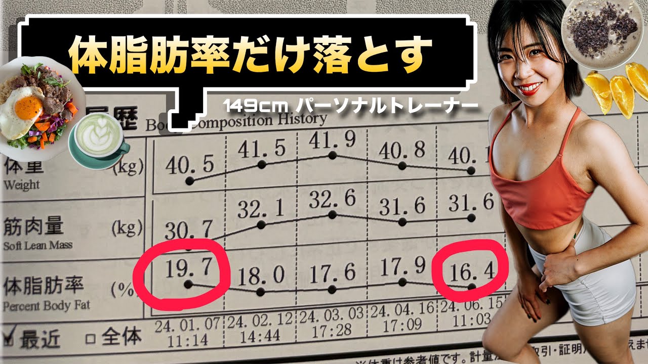 【フル食PFC】体脂肪だけを落とすポイント解説◎