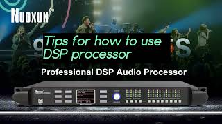 NUOXUN 96K FIR DSP processor shortcut function - find the device being using