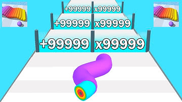 sandwich runner, asmr mobile gaming, count masters, tall man run, satisfying video