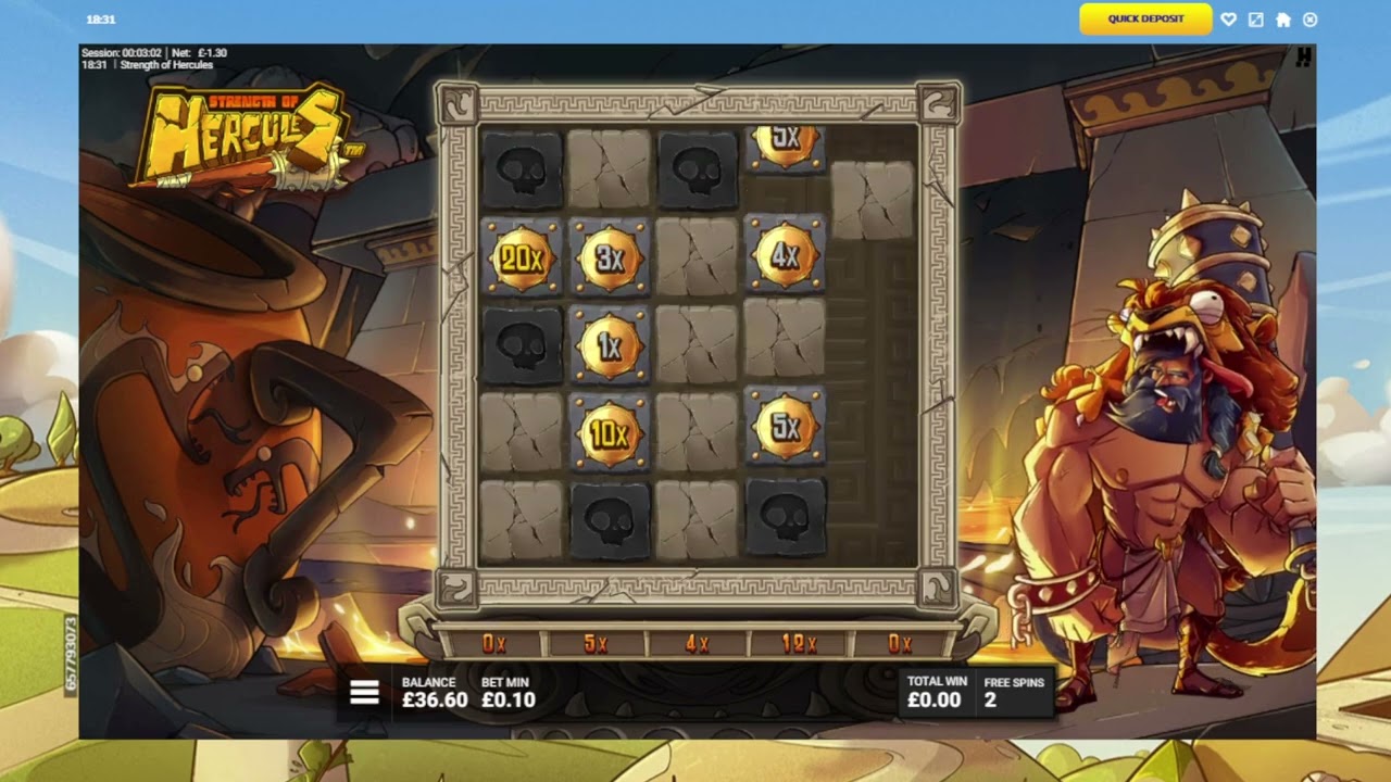 Every Hacksaw Gaming slot bonus episode 3 Strength of Hercules