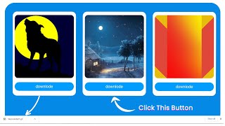 Download Image On Button Click In Html In Hindi | WecodeTech