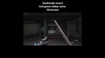 Soulrender swordAnd grave robber camo Showcase #cod #mw3 #mw3s2r #codreloadedupdate #codmw3 #sword