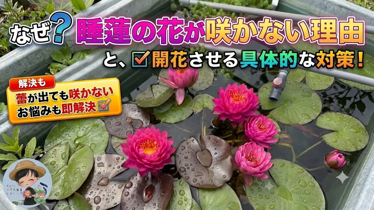 Why Aren't Your Water Lilies Blooming? Reasons and Practical