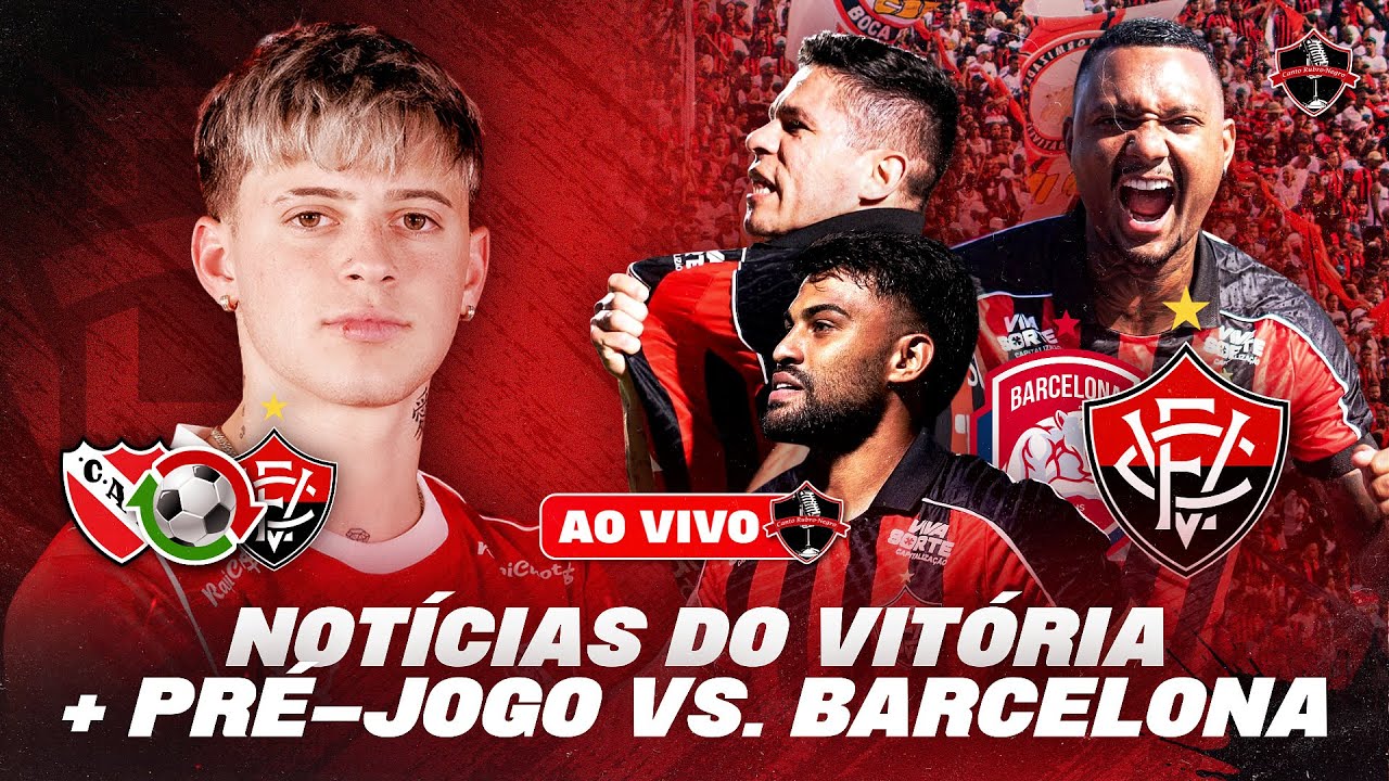 🔴PRÉ-JOGO: MUDANÇAS NO TIME! TUDO DE BARCELONA X VITÓRIA + DEBATE SOBRE DIEGO TARZIA (AO VIVO)
