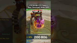 C0 Nicole C2 Chasa New Overload Team 202k DPS Test
