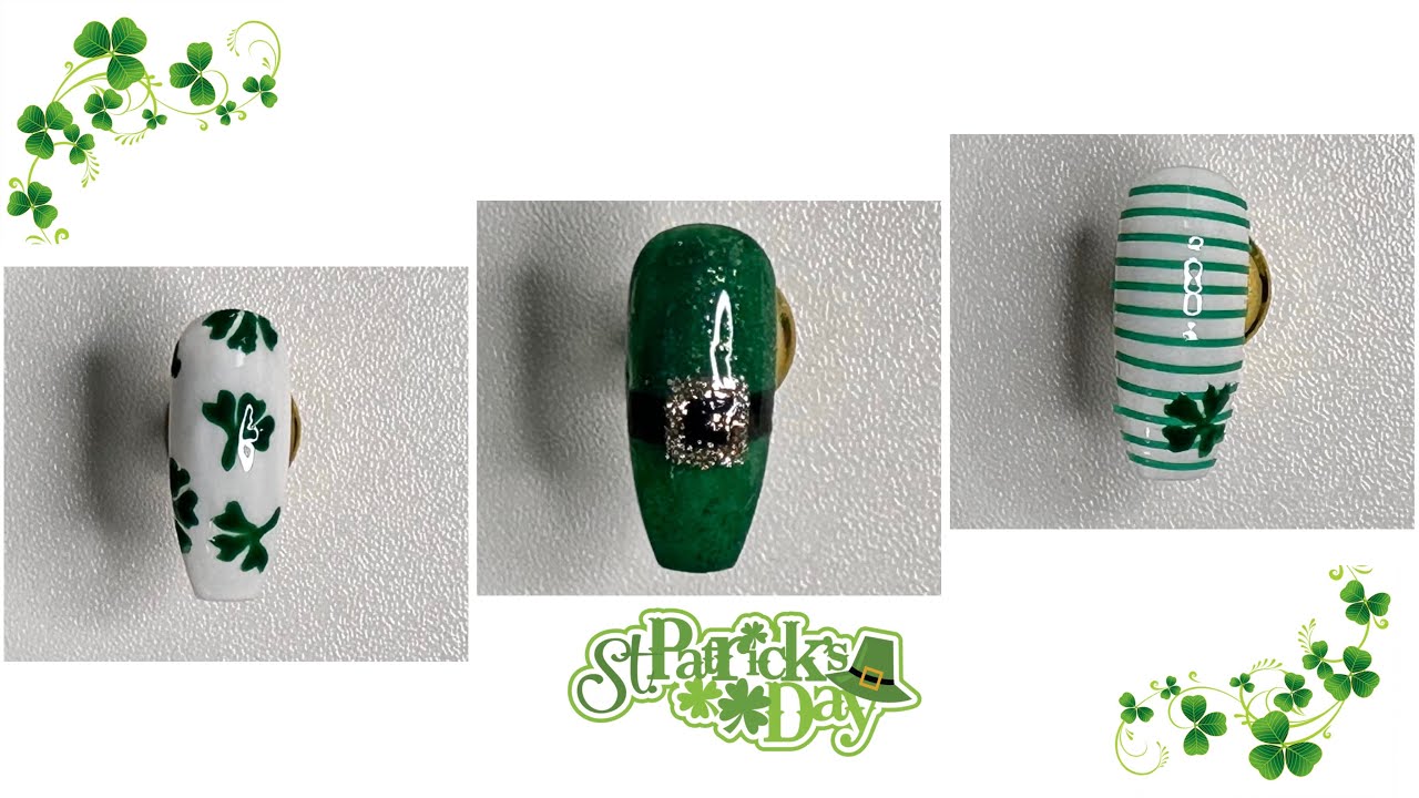 Nail art ideas compilation || St.Patricks day inspired nail art 2024|| How to do nails at home